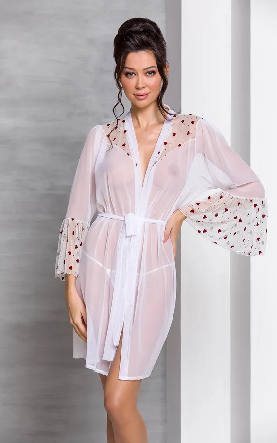 Lovelia peignoir White