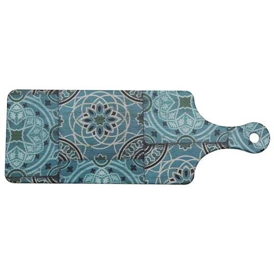 Блюдо для подачи 47*17*1,2 см доска прямоуг. Damask Blue пластик меламин P.L. Proff Cuisine