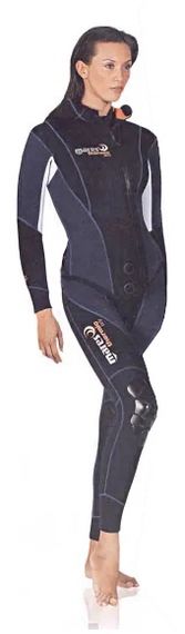 Гидрокостюм женский Mares Thermic куртка + штаны с лямками 5 мм