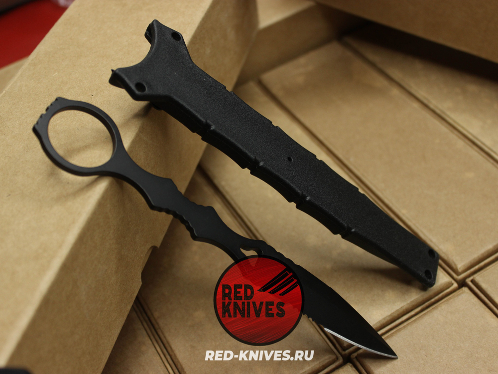 Нож Benchmade SOCP M - полусиррейтор, темный RK/Н19