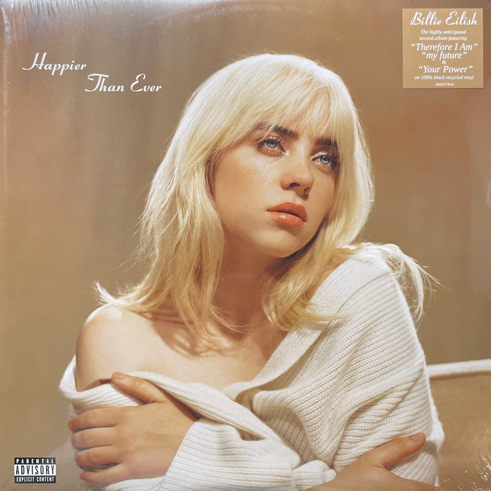 Billie Eilish ‎– Happier Than Ever 2LP (Европа 2021г.)