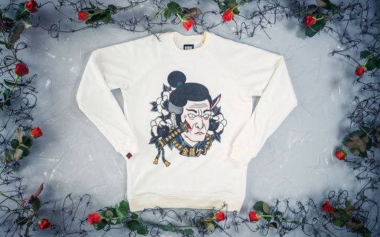Свитшот HOOK Самурай Экрю