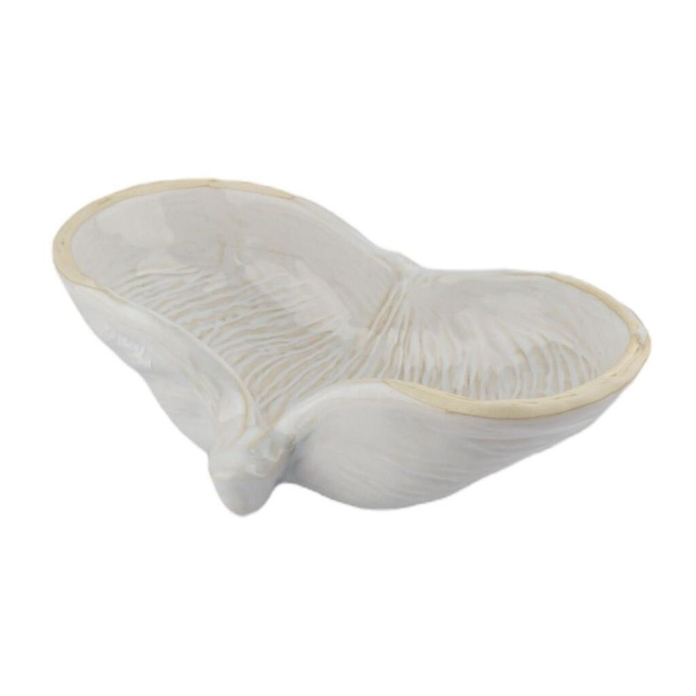 Салатник 325 мл 24,5*16 см h7 см емкость для закусок Gray Shell Frutti di Mare P.L. [1]