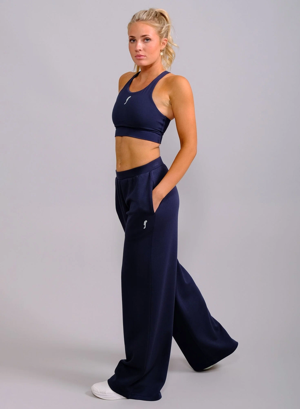 Брюки женские Women's Court Straight Leg Pants (Navy/White) AW-138-002
