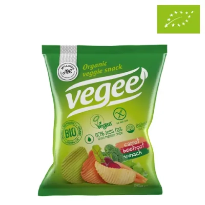 Чипсы картофельные органические без глютена "Vegee", Mc Lloyd's, 25 г