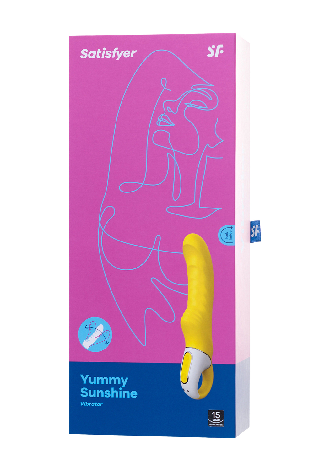 Вибратор Satisfyer Vibes Yummy Sunshine силикон желтый 22,5 см