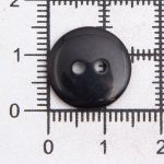 Пуговицы 2 прокола 24L=15 мм, (s.black (черный)), CX-K-22, 144 шт