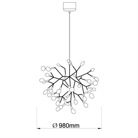 Люстра Heracleum D98