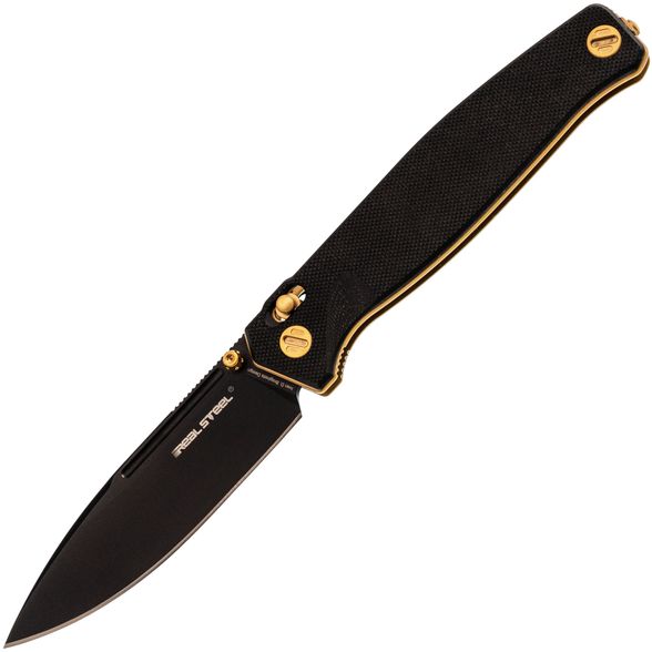Цена наСкладной нож Realsteel 7652BG Huginn black, сталь VG-10, рукоять G10
