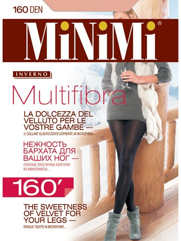 Колготки Multifibra 160 Minimi (nero черный 7)