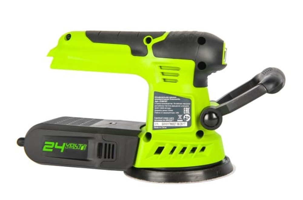 Шлифовальная машина, аккумуляторная Greenworks Арт. 3100107, 24V