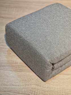 SUAVE Flanel пддлн+прст+2нвлч 180*220/220*260/50*70 темно-серый/белый