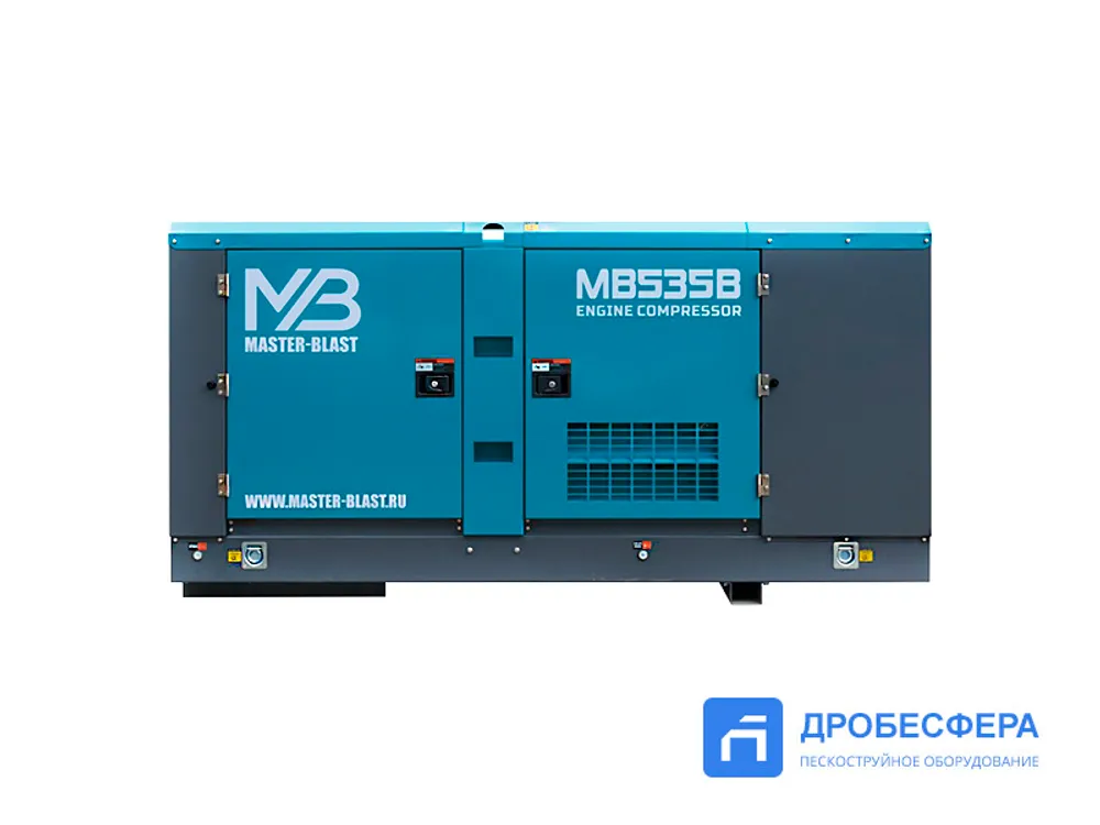 Дизельный винтовой компрессор MASTER BLAST MB-535B
