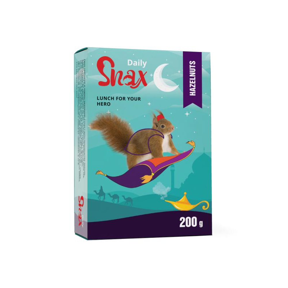 Snax Daily Корм коробка для уличных белок 200 г