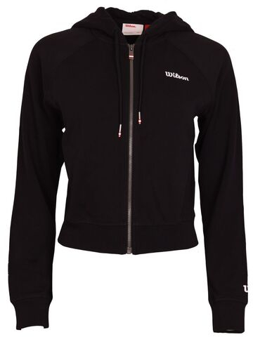 Женская Кофта теннисная Wilson Team Zip - black