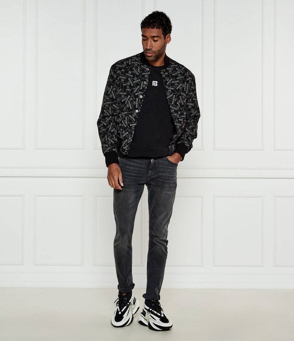 Футболка Balmain - черный(EH1EG010 BC87)