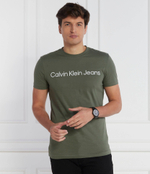 Футболка INSTITUTIONAL LOGO CALVIN KLEIN JEANS - зеленый(J30J322344)