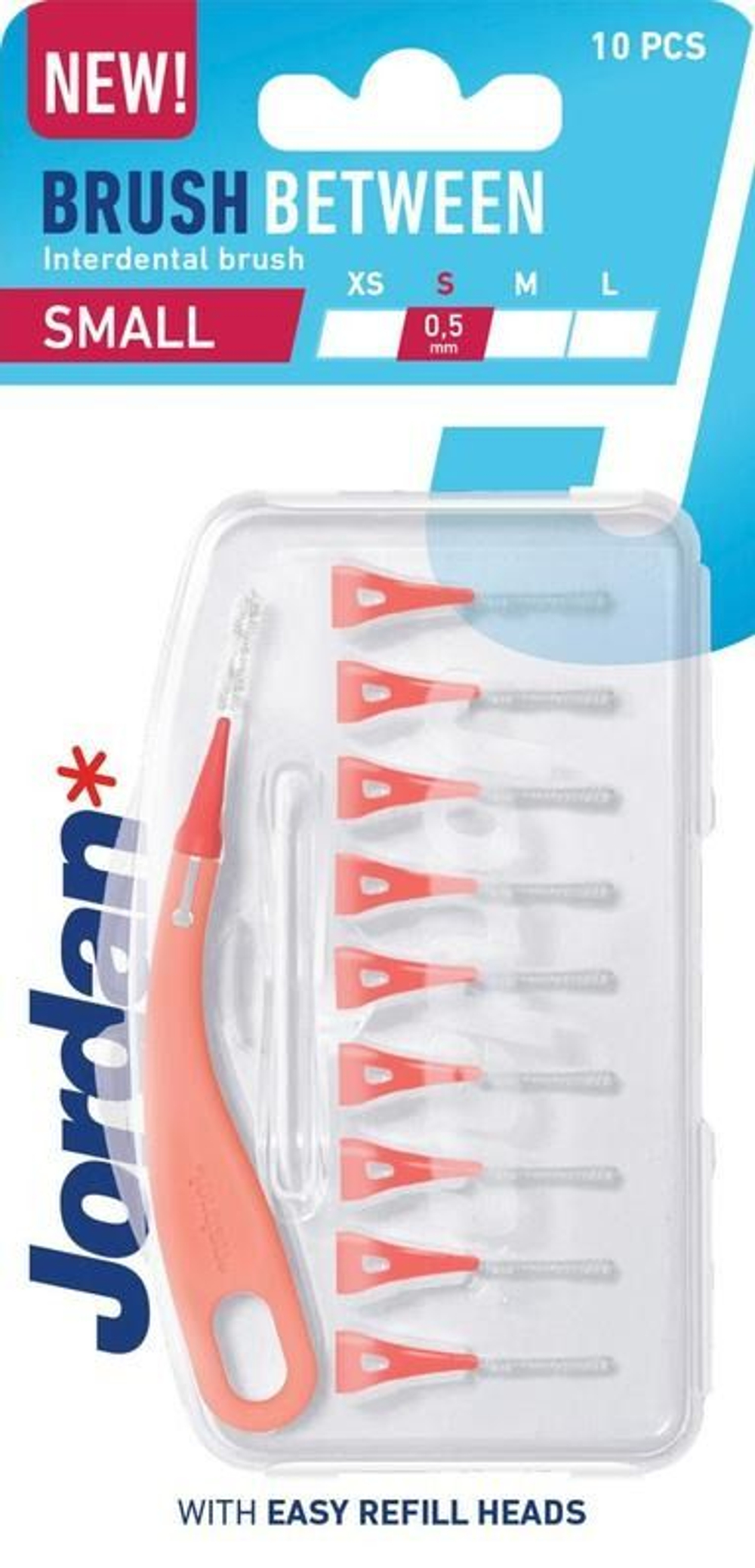 Межзубные ершики Jordan Clinic Brush Between 0,5 мм размер S, 10 шт (Из Финляндии)