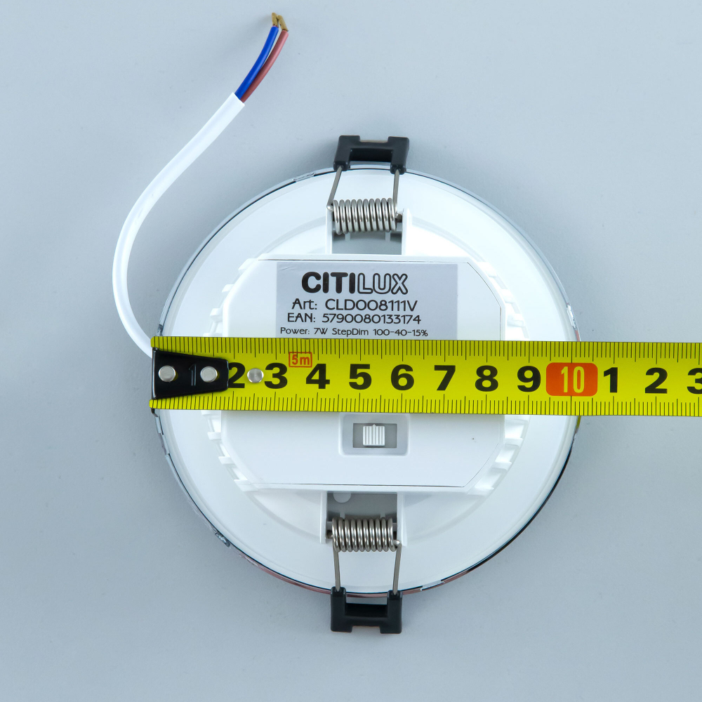 Citilux Акви CLD008111V LED Встраиваемый светильник Хром