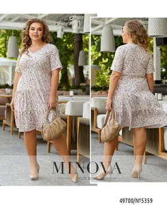 Платье 5359-молочный Minova