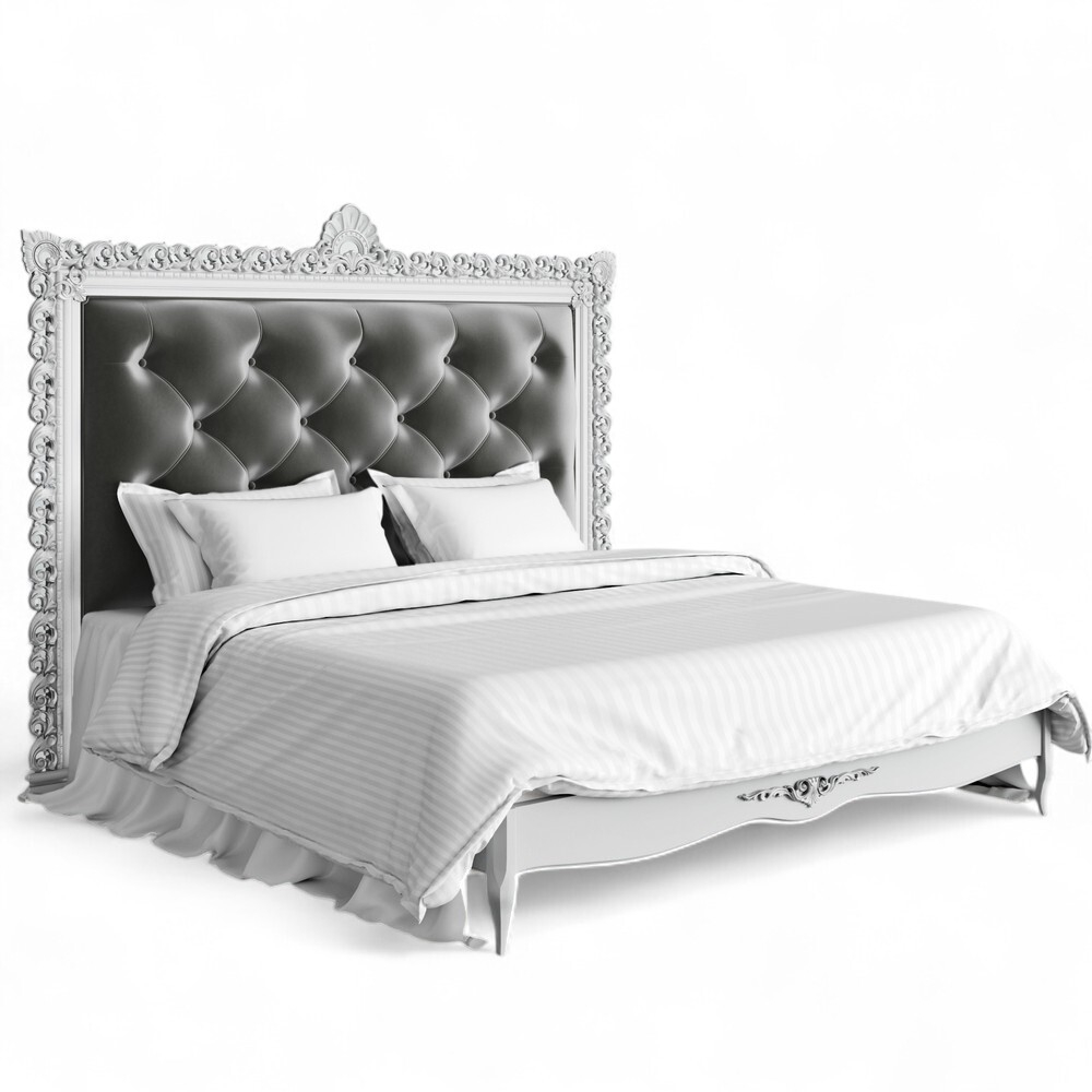 Кровать с мягким изголовьем 180*200 A548