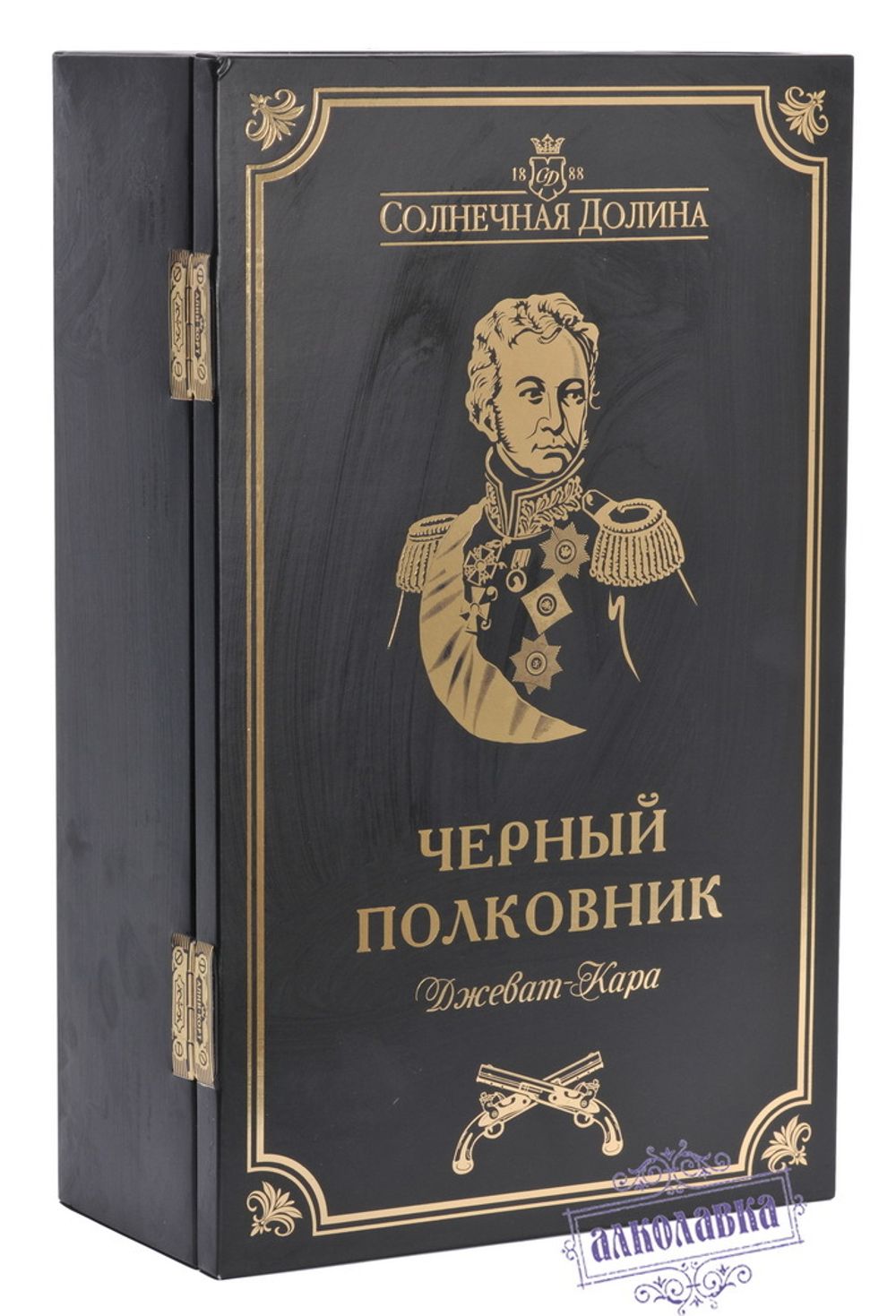 Вино Черный Полковник Солнечная Долина красное 0,7л 17,5%