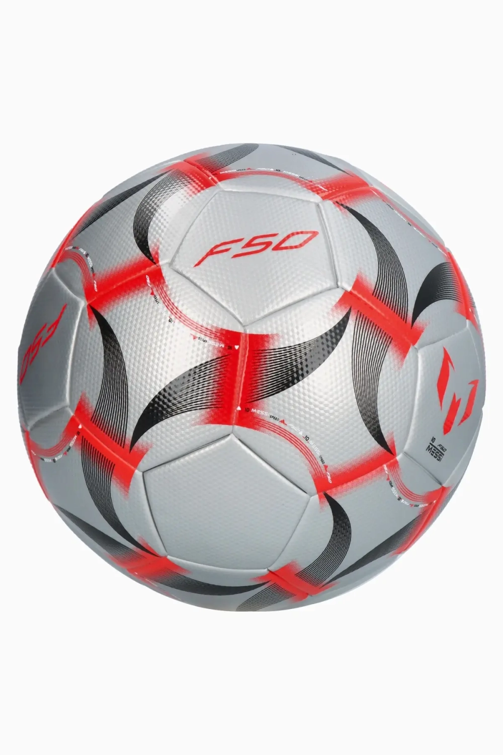 Футбольный мяч adidas Messi League размер 4 - серебряный