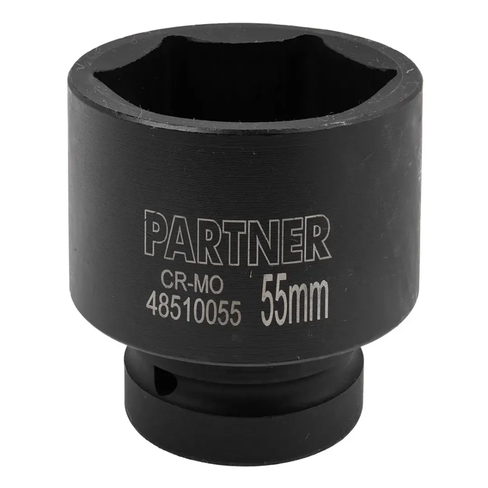 Головка ударная глубокая 55мм (6гр),1'' Partner PA-48510055