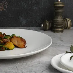 Тарелка d 31 см h1,5 см без борта белая фарфор P.L. Proff Cuisine [3]
