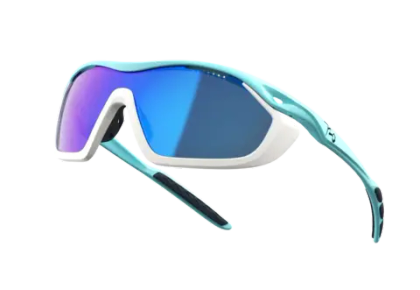 Спортивные очки с диоптриями 720armour Analog Pro / Matte Aquamarine / Matte White Gasket / Smoke Full Blue Ti Lens