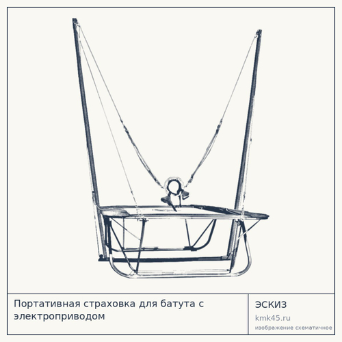 Портативная страховка для батута с электроприводом — от 107 000 ₽