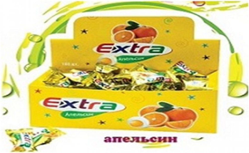 Жев.рез. "EXTRA" апельсин (4,2гр*100шт*20бл)