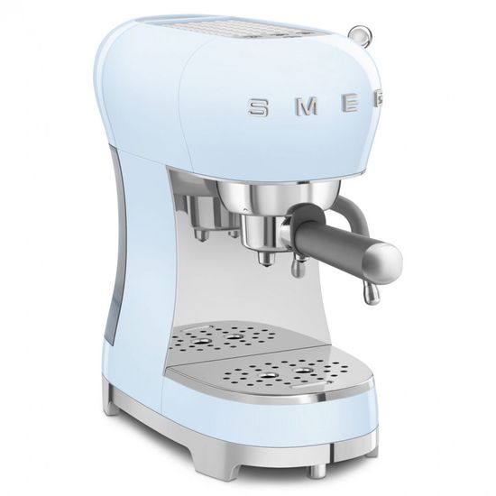 Кофемашина-эспрессо Smeg ECF02PBEU , голубой