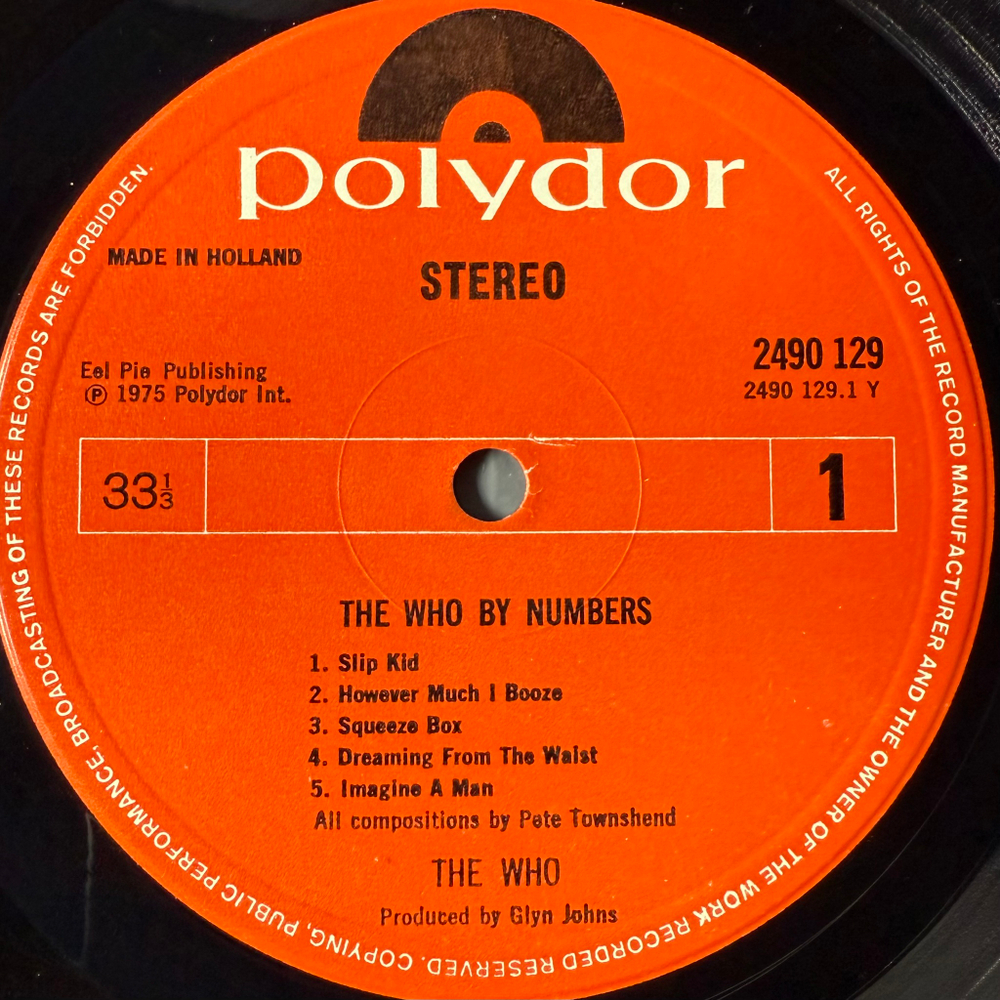 The Who - The Who By Numbers (Англия 1975г.)