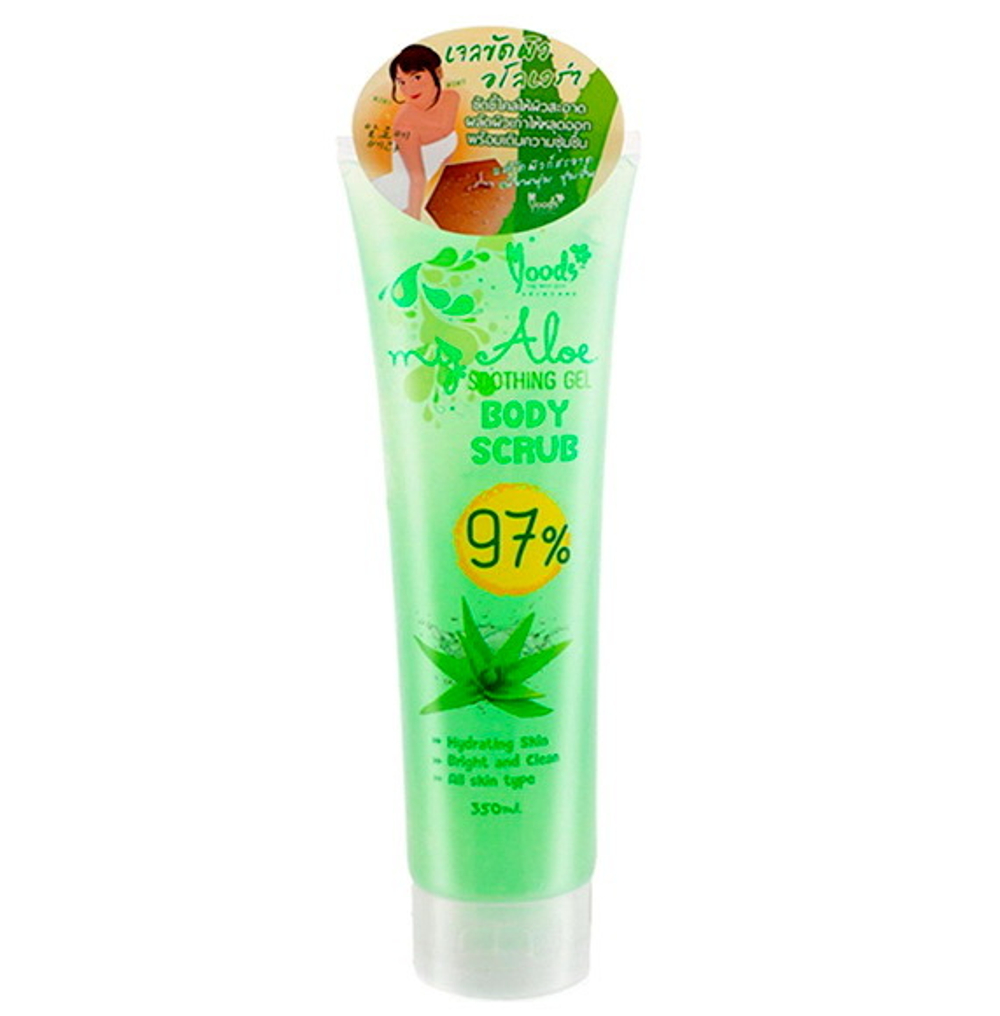 Скраб гель для тела с алоэ вера Moods My Aloe Soothing Gel Body Scrub 97%