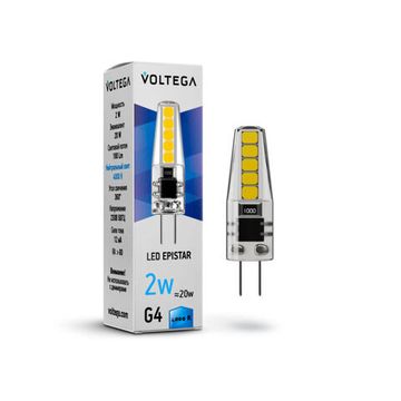 Светодиодная лампа Simple Capsule 2W 4000K G4 (7145) VG9-K1G4cold2W Voltega