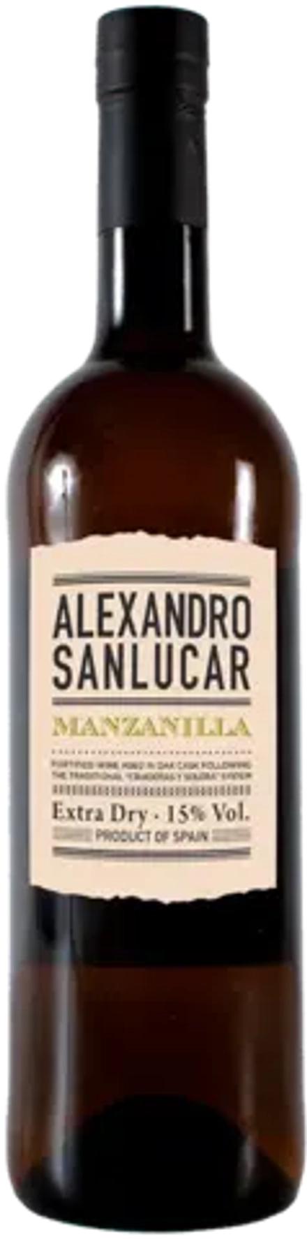 Херес Alexandro Sanlucar Manzanilla, 0,75 л