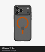 Чехол Spigen Ultra Hybrid MagSafe для iPhone 17 Pro Frost Black Orange