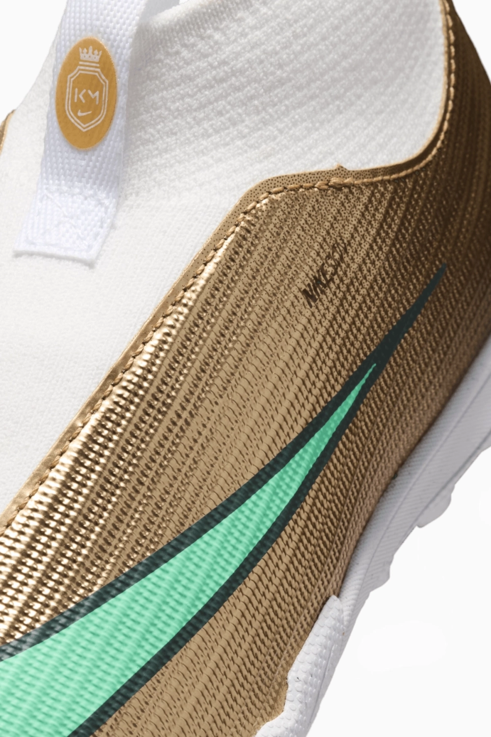 Сороконожки Nike Zoom Mercurial Superfly 11 Academy High Mbappe TF Junior - золотой