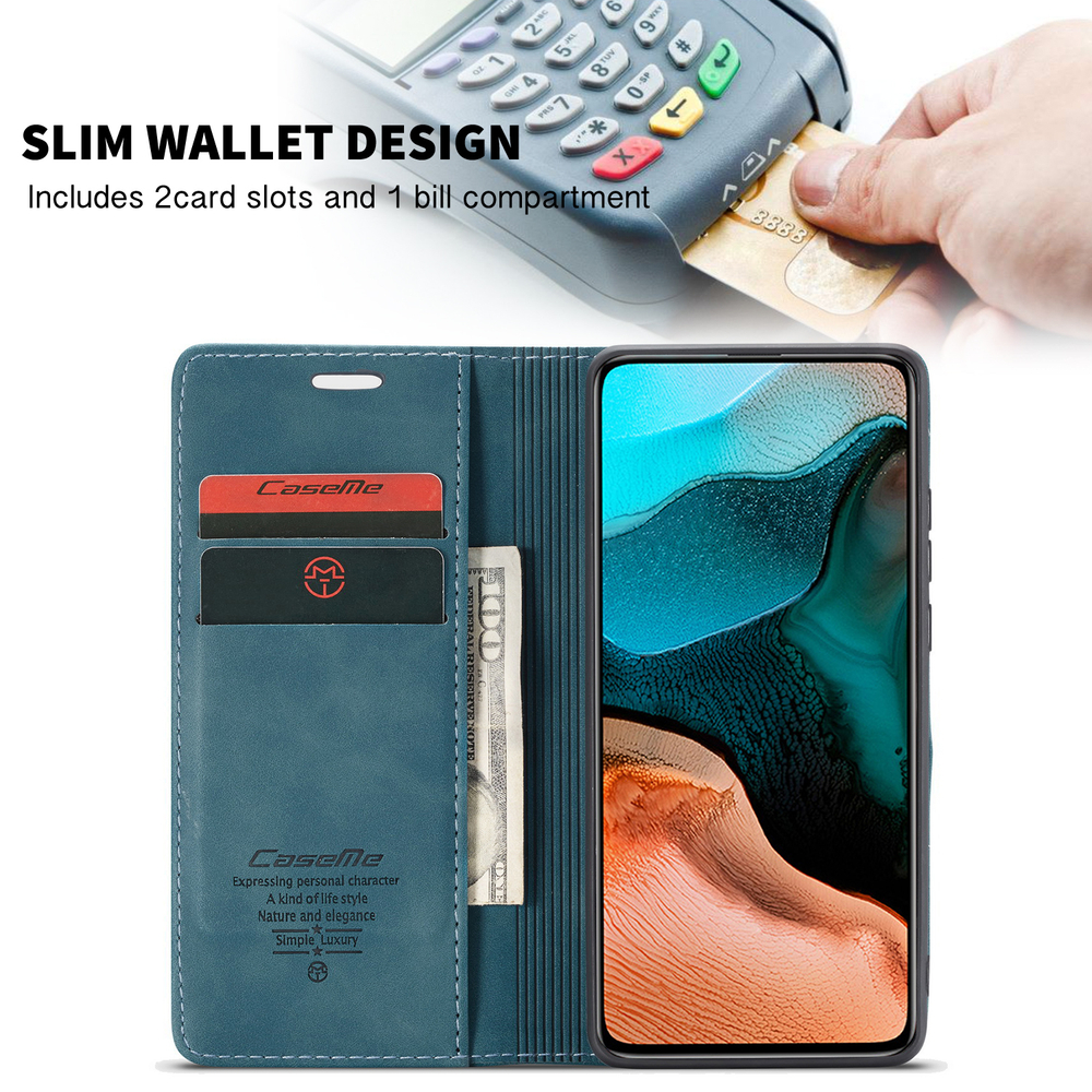 Чехол-книжка CaseMe Matte Poco F2 Pro