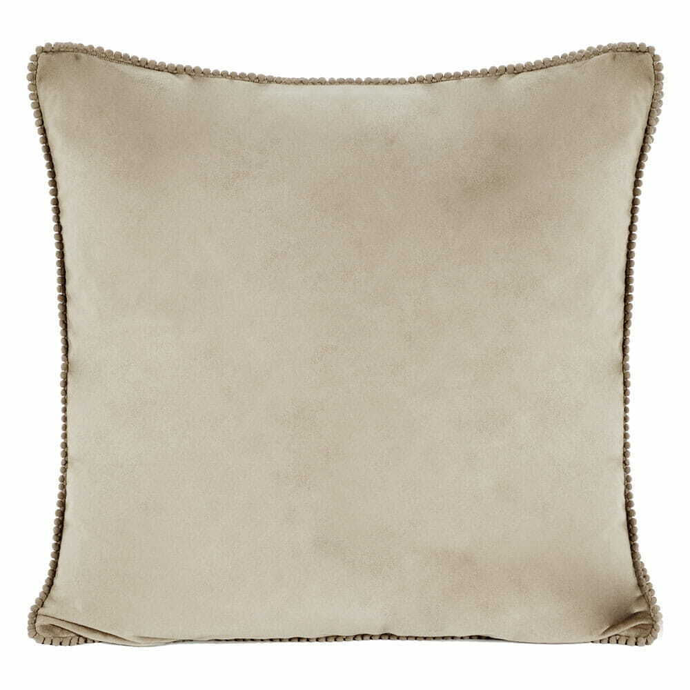 Наволочка декоративная  45x45 Arya home Sude серо-коричневая