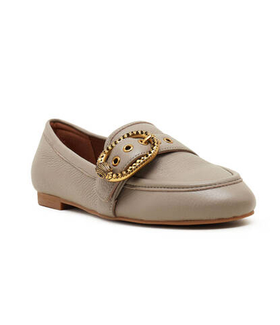 Кожаные лоферы mayfair Kurt Geiger - серый(1277647109)