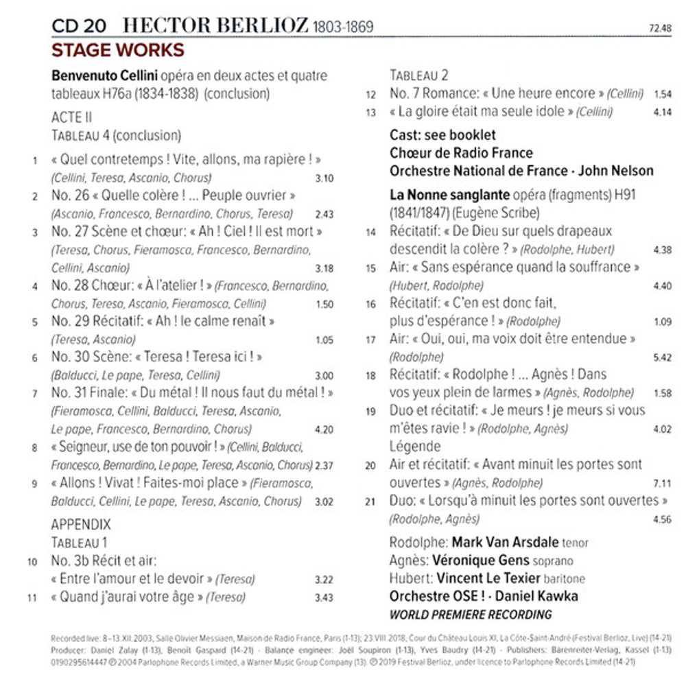 Hector Berlioz / The Complete Works (27CD)