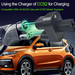 Адаптер переходник Teschev на кабель зарядный Type 2 CCS  to TESLA Supercharger