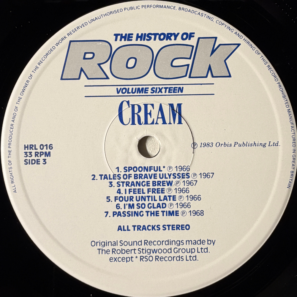 The History Of Rock 16 2LP (Англия 1983г.)