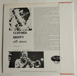 Винтажная виниловая пластинка LP Clifford Brown All Stars (Japan 1980) (Obi)