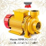 Насос КМК 80-60-19 (220В, 60 м³/ч 2,2 кВт)