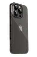 Чехол накладка iPhone 14 Pro 6.1" Gurdini силикон Ultra Twin 1 mm с защитой камеры серый