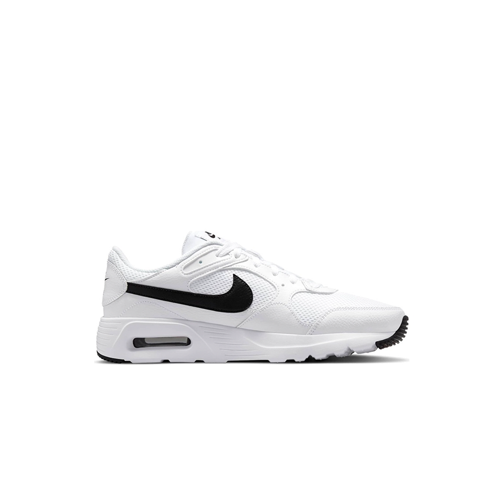 alt="Кроссовки Nike Air Max SC арт. CW4555-102 белая расцветка с черными акцентами вид спереди"