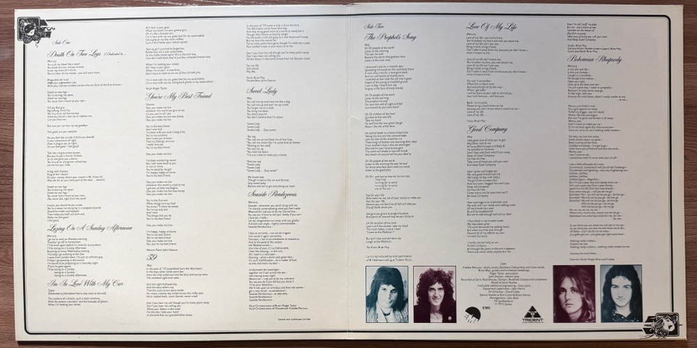 Queen ‎– A Night At The Opera (Греция)